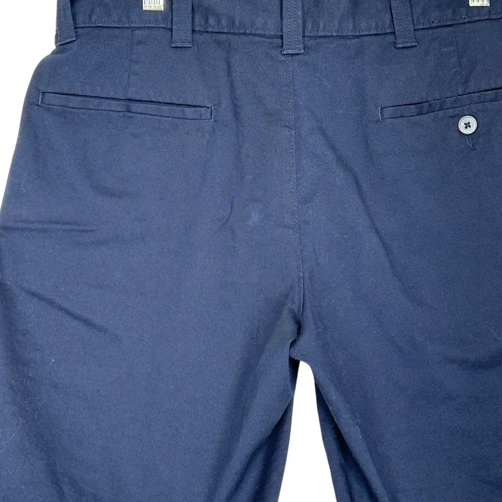 J. Crew Navy Blue Flat Front Shorts Men's Size 30 with 9